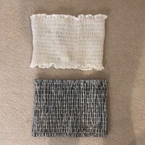 LF Strapless Crop Tops